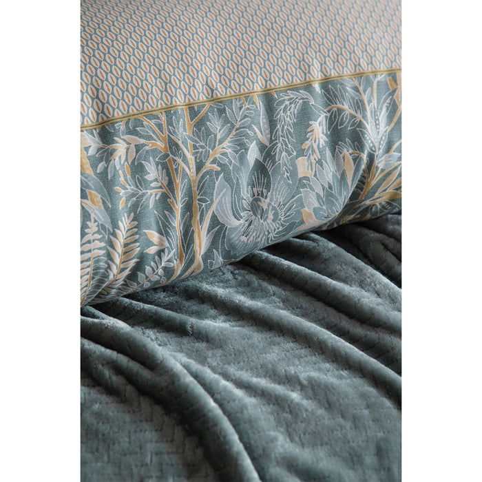 AP  TAMMY YEŞİL  Double Duvet Cover with Blanket & Bedspread Set