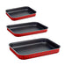 Tempo Flame Ovenware - Set 3 oven dishes (31x24/37x27/41x29)