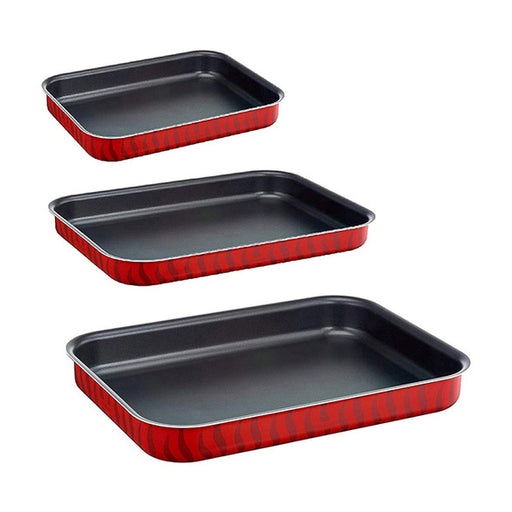 Tempo Flame Ovenware - Set 3 oven dishes (29x22/31x24/37x27)