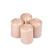 SET OF 4 PILLAR CANDLES O4*H6CM ESSENTIEL FRAGRANCE OPIUM