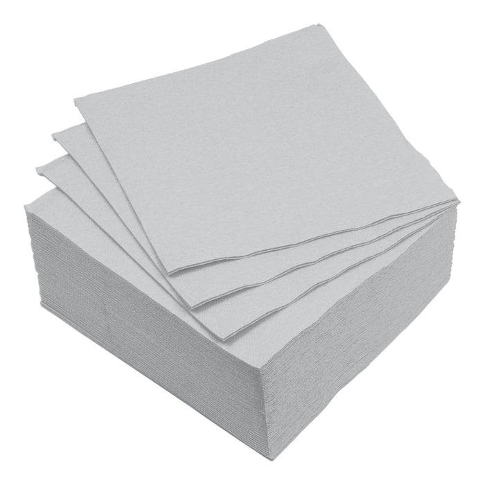 SET OF 40 NAPKINS VITAMIN MICRO EMBOSSED 2 PLY 38*38CM GREY