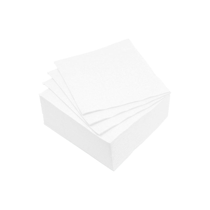 SET OF 40 NAPKINS MICRO EMBOSSED 2 PLIS 25*25CM WHITE