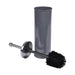 TOILET BRUSH 9.5 x 37 CM SOLID METAL METALIA CHARCOAL GREY