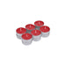 SET OF 12 TEALIGHT CANDLES ESSENTIEL FRAGRANCE RED FRUITS