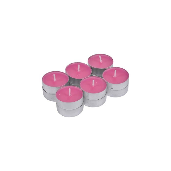 SET OF 12 TEALIGHT CANDLES FRAGRANCE ORCHID