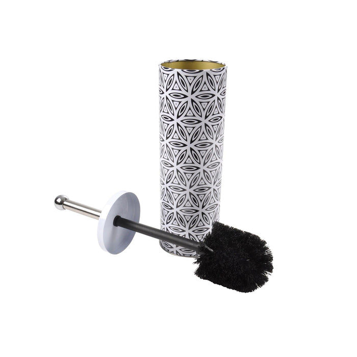 PRINTED METAL TOILET BRUSH GRAPHIC JUNGLE