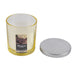 GLASS CANDLE WITH METAL LID D8.5*H8.8CM ESSENTIEL FRAGRANCE VANILLA