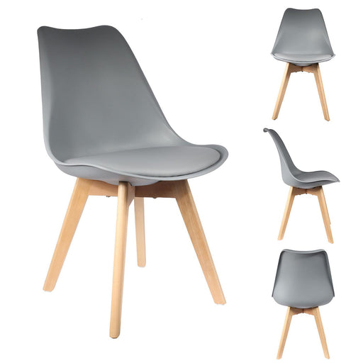 SCANDINAVIAN CHAIR UPHOLSTERY PP GREY