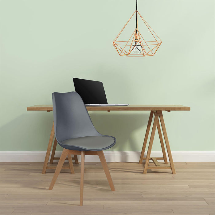 SCANDINAVIAN CHAIR UPHOLSTERY PP GREY