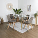 SCANDINAVIAN CHAIR UPHOLSTERED PP TAUPE