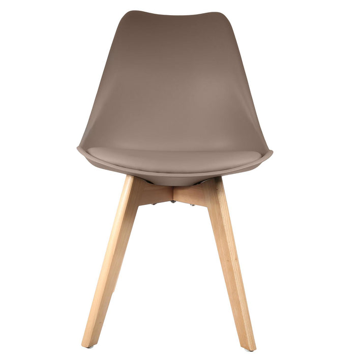 SCANDINAVIAN CHAIR UPHOLSTERED PP TAUPE