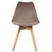 SCANDINAVIAN CHAIR UPHOLSTERED PP TAUPE