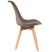 SCANDINAVIAN CHAIR UPHOLSTERED PP TAUPE