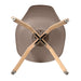 SCANDINAVIAN CHAIR UPHOLSTERED PP TAUPE