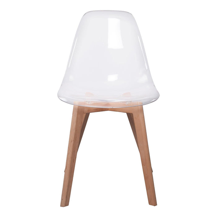 CLEAR SCANDINAVIAN CHAIR