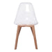 CLEAR SCANDINAVIAN CHAIR