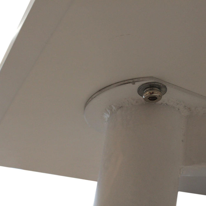 WHITE TABLE 115X75CM