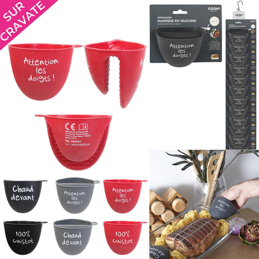 1 piece - SILICONE POTHOLDER - for color option contact us on 03 46 45 47