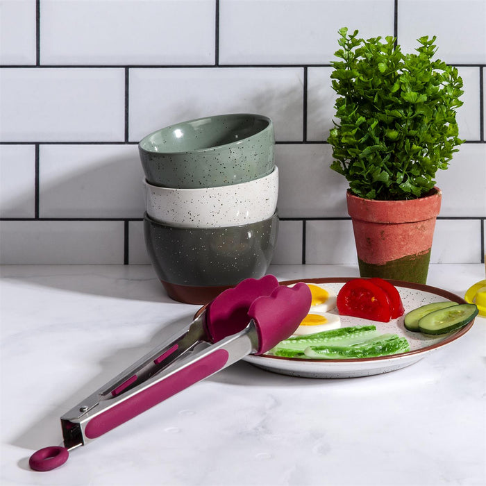 1 piece - SILICONE KITCHEN TONGS WORDS - for color option contact us on 03 46 45 47
