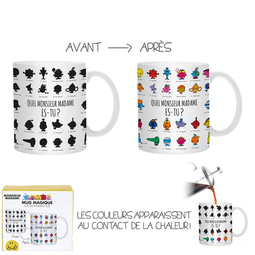 MR MEN AND LITTLE MISS COLOURCHANGE MUG