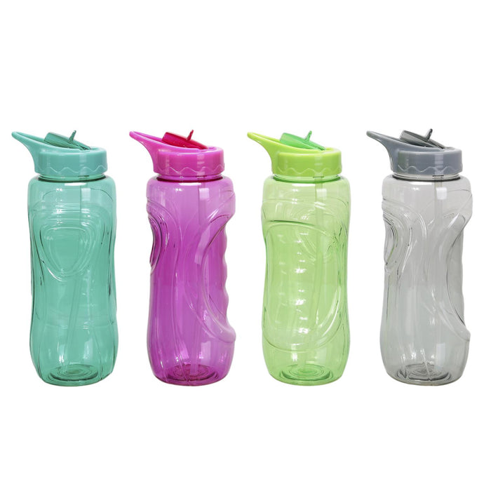 1 piece - SPORT BOTTLE WITH STRAW CAP 900ML - for color option contact us on 03 46 45 47