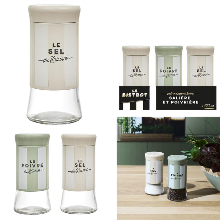 SALT AND PEPPER SHAKER 5.5X10.5CM