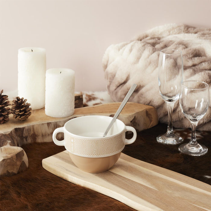 1 piece - SOUP BOWL WITH 50CL HANDLES - for color option contact us on 03 46 45 47