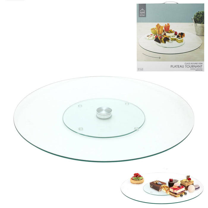 GLASS TURNTABLE 45CM
