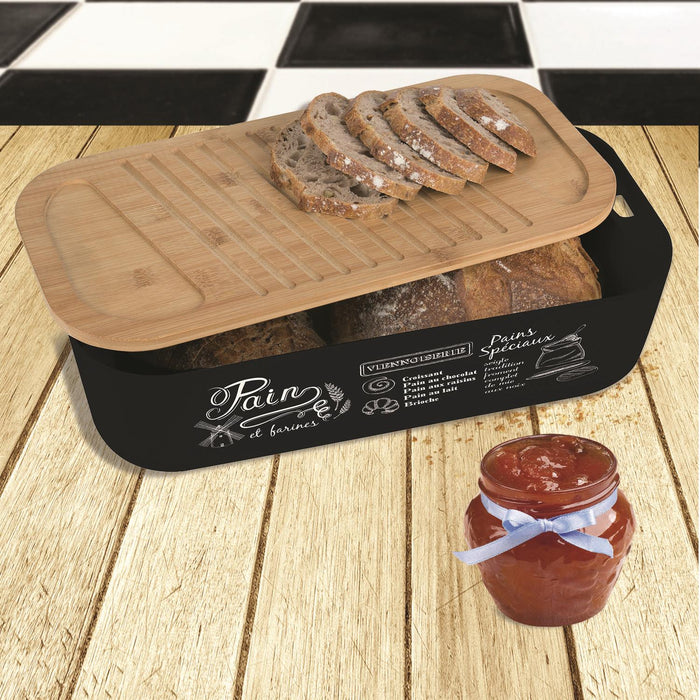 1 piece - BREAD BOX BAMBOO - for color option contact us on 03 46 45 47