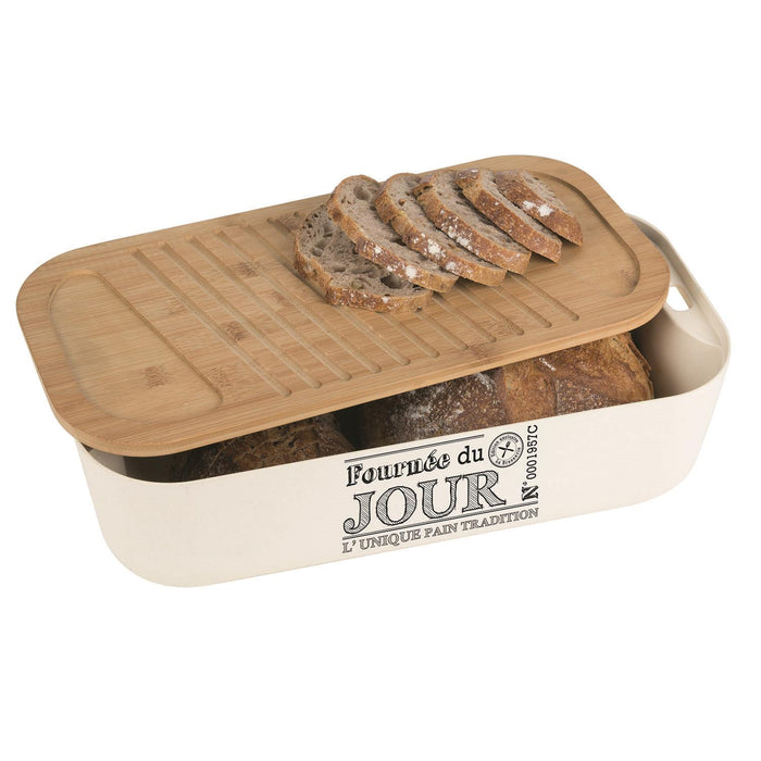 1 piece - BREAD BOX BAMBOO - for color option contact us on 03 46 45 47
