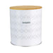 ROUND METAL TIN 13CM WITH WOODEN LID