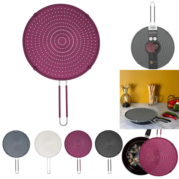 1 piece - SPLATTER GUARD  SILICONE 32CM - for color option contact us on 03 46 45 47