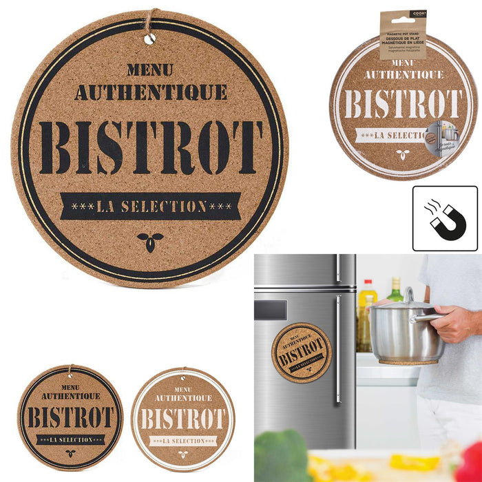 MAGNETIC CORK POT STAND 19CM