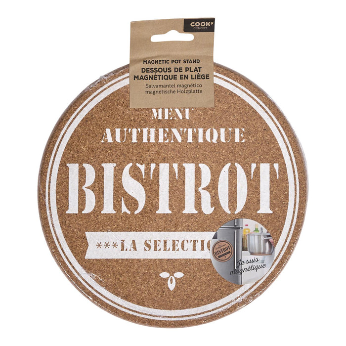 MAGNETIC CORK POT STAND 19CM