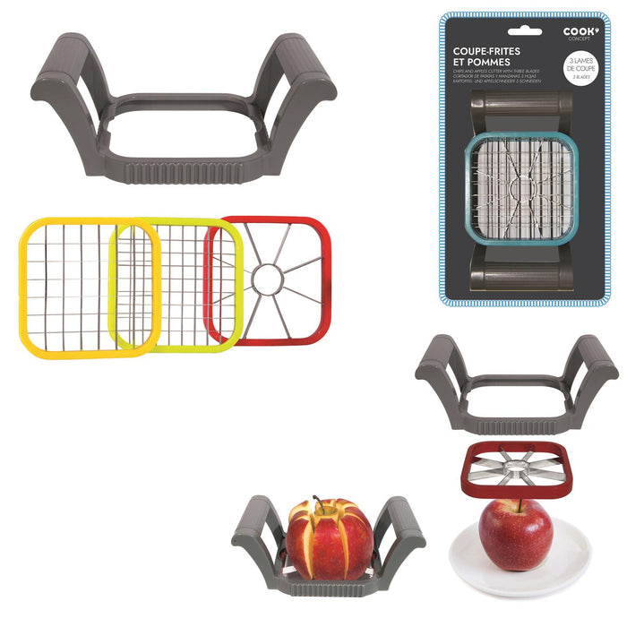 3BLADE APPLE AND CHIP CUTTER