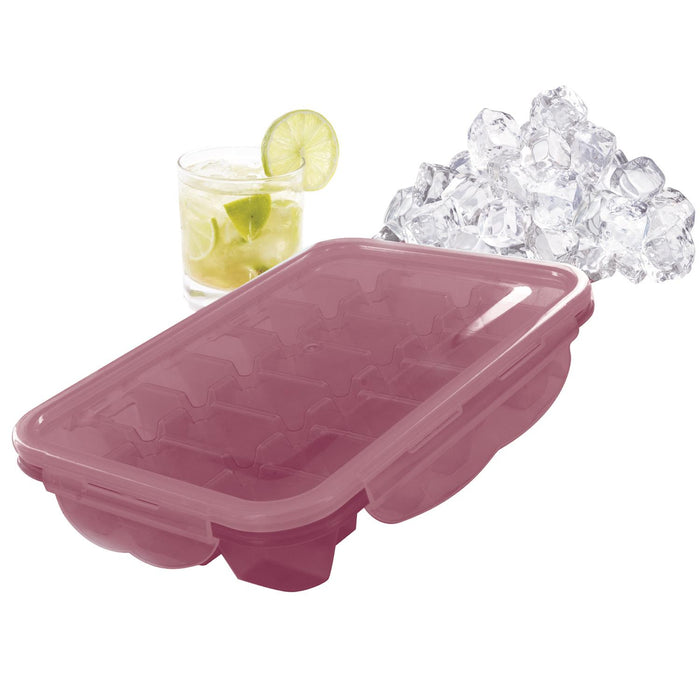 1 piece - ICE CUBE TRAY X21 + AIRTIGHT LID - for color option contact us on 03 46 45 47