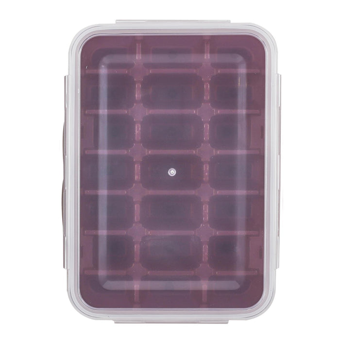 1 piece - ICE CUBE TRAY X21 + AIRTIGHT LID - for color option contact us on 03 46 45 47