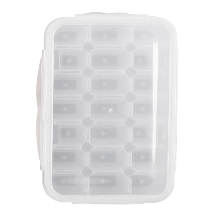 1 piece - ICE CUBE TRAY X21 + AIRTIGHT LID - for color option contact us on 03 46 45 47