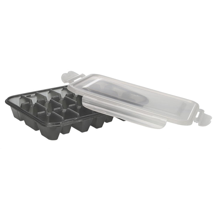 1 piece - ICE CUBE TRAY X21 + AIRTIGHT LID - for color option contact us on 03 46 45 47