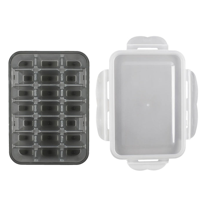 1 piece - ICE CUBE TRAY X21 + AIRTIGHT LID - for color option contact us on 03 46 45 47