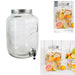 GLASS DRINKS DISPENSER 8L