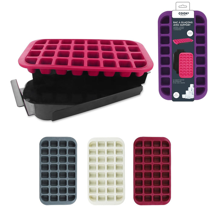 1 piece - 32 SLOT ICE CUBE TRAY + STAND - for color option contact us on 03 46 45 47