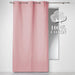 CURTAIN WITH EYELETS 140 x 240 CM PLAIN COTTON PANAMA CANDY PINK