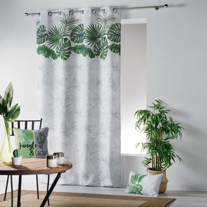 CURTAIN WITH EYELETS 140 x 260 CM PRINTED POLYESTER AMAZONE