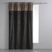 CURTAIN WITH EYELETS 140 x 240 CM VELVET+GOLD PRINTED TOP GRAPHIGOLD BLACK