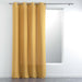 CURTAIN WITH EYELETS 140 x 280 CM PLAIN WOVEN MELIANE YELLOW