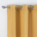 CURTAIN WITH EYELETS 140 x 280 CM PLAIN WOVEN MELIANE YELLOW