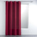 CURTAIN WITH EYELETS 140 x 280 CM PLAIN WOVEN MELIANE RED