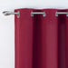 CURTAIN WITH EYELETS 140 x 280 CM PLAIN WOVEN MELIANE RED