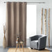 CURTAIN WITH EYELETS 135 x 280 CM WOVEN BLACKOUT TRAMINA HAZELNUT